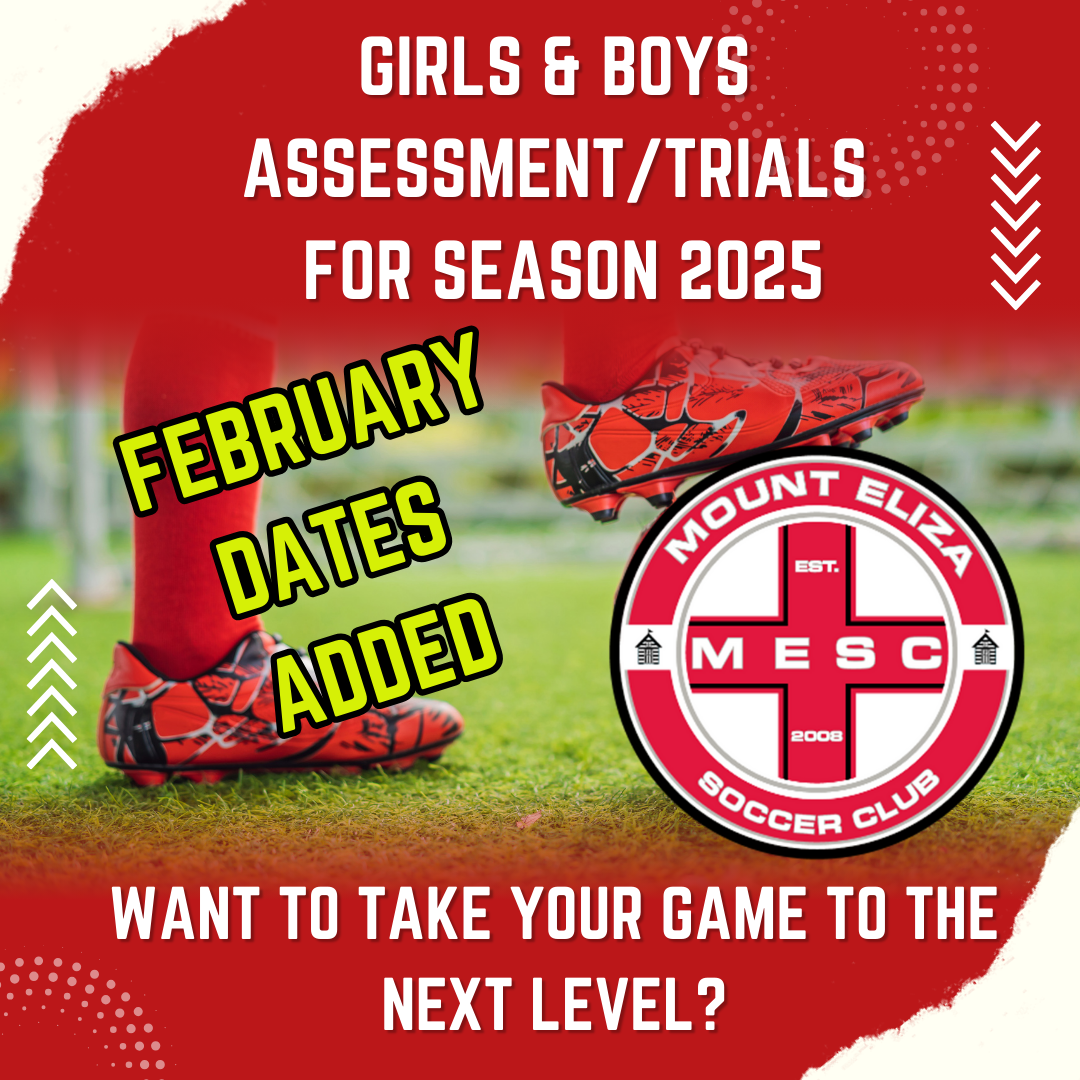 Girls & Boys Assessment/Trials for season 2025